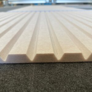 Burmak AG Akustikplatten CNC Schneiden Schneideplotten V-Cut
