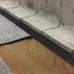 Gummi Schutzmatte Schutzschicht Beton