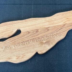 Holzbrett Bielersee mit Inschrift